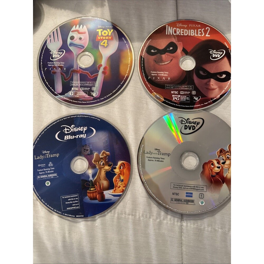 Disney DVD Lot - no cases